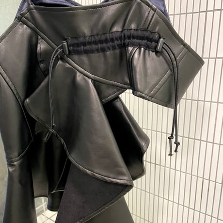 SHIROMA dress camisole（vegan leather）