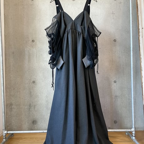 SHIROMA 23-24A/W suspenders dress