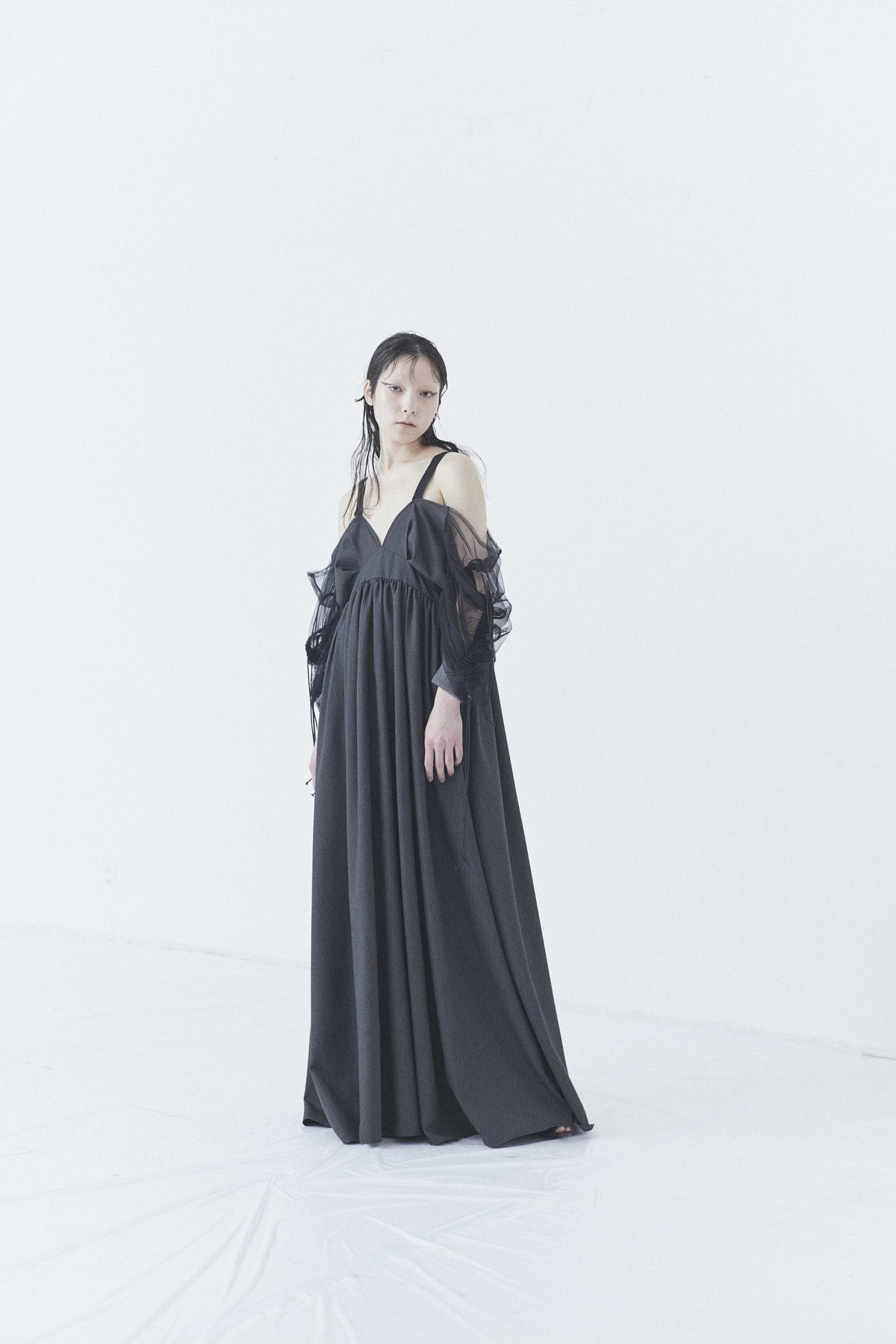 SHIROMA 23-24A/W suspenders dress | gusucuma