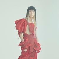 SHIROMA 24S/S RED frills decorative top