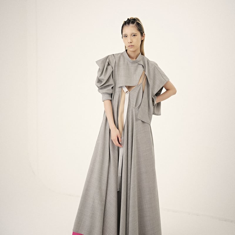 SHIROMA 23S/S tailored dress | gusucuma SHIROMA 23S/S tailored dress | gusucuma