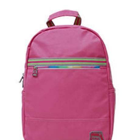 カワイイ防水帆布製バッグ「彩虹」リュックサック　ピンク