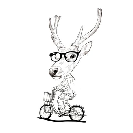 Deer　bicycle（iPhone5/5s）