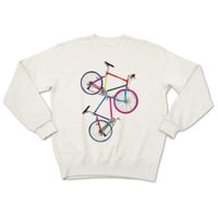Color bicycle （sweat white）