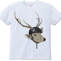 deer met（Tシャツ　white ash）