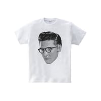 elvisダテメガネモノクロ（5.6ozTシャツ ）