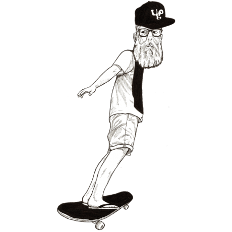 Beard　Skateboarder（sweat）