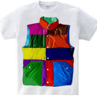 Color downvest（5.6oz）