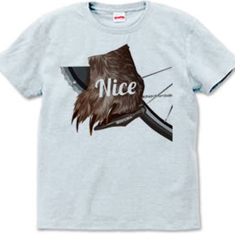 HIGUMAビンディングNICE（Tシャツwhite・ash）