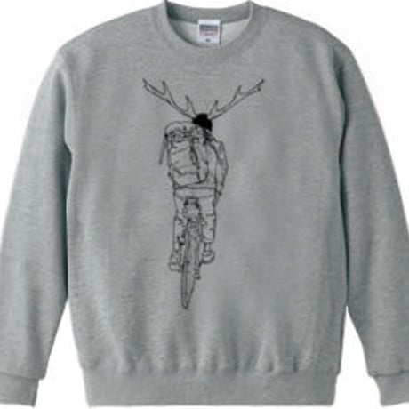 DEER RIDE（sweat10.0oz gray）