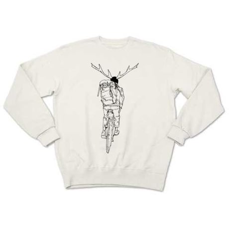 DEER RIDE（sweat white）