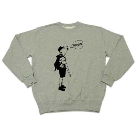 Here you go.（sweat）