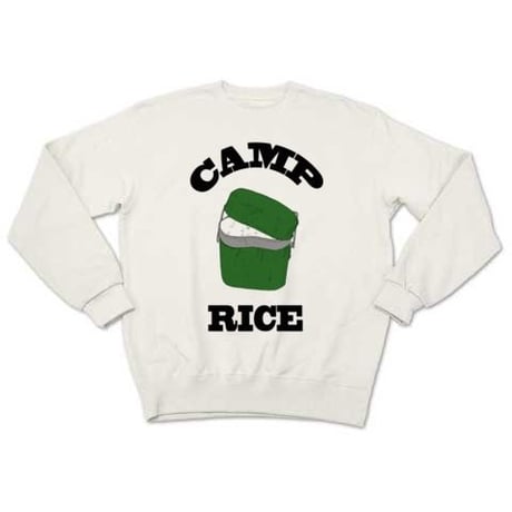 CAMP RICE（sweat white）
