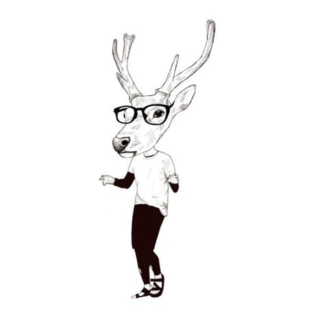 Comical　Deer（4.7oz T-shirt）