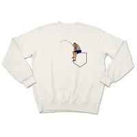 Pocket fishing（sweat white）