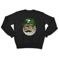 Moon cap（sweat black）