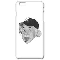 アルベルト・アインシュタイン・アウトドア モノクロ（iPhone6ケース）（iPhone5ケース）