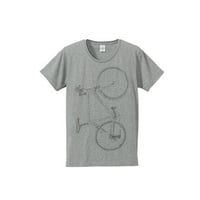 Colorless bike（4.7oz T-shirt gray）