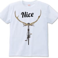 NICE DEER（Tシャツwhite・ash）