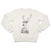 Deer bicycle（sweat white）