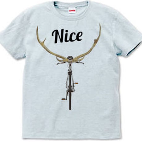 NICE DEER（Tシャツwhite・ash）