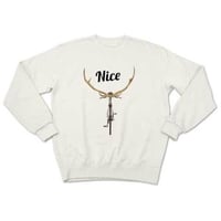 NICE DEER（sweat white）