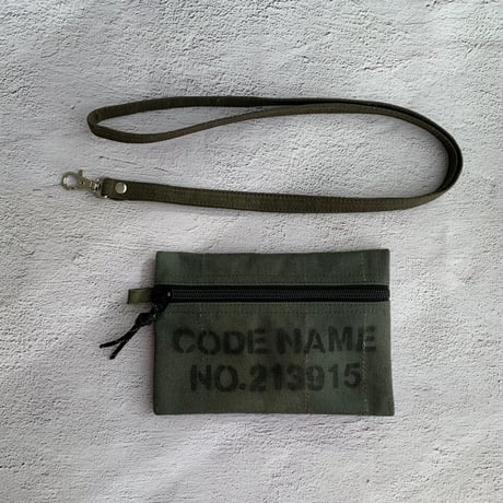【一点物】BACIO./Travel Pouch mini_ARMY GREEN 01