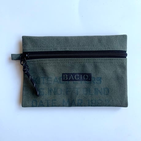 【一点物】BACIO./Travel Pouch mini_ARMY GREEN 02