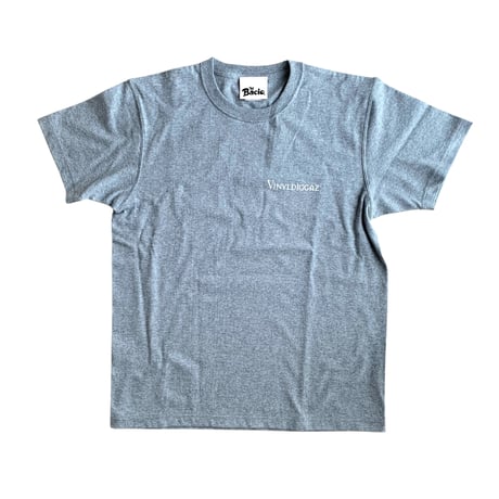 BACIO./VINYL DIGGAZ TEE_ GRAY