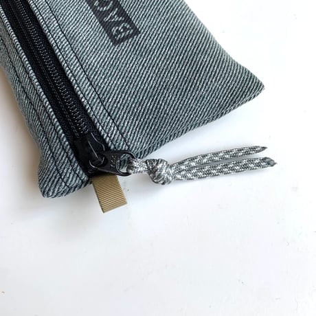 【一点物】BACIO./TRAVEL POUCH mini×2_GRAY DENIM