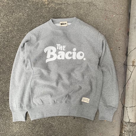 Bacio./Logo Crew Neck Sweat_Gray