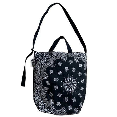 【ラスト1】Bacio./DAILY 2WAY BAG_BLK BANDANNA