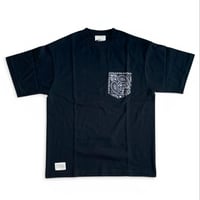 【ラスト1_Mサイズ】BACIO./BANDANNA POKET Tee_ BLACK