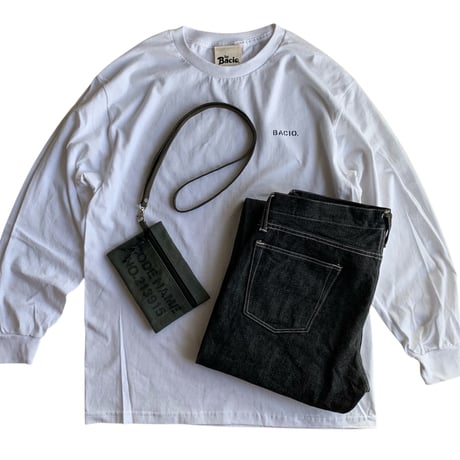 BACIO./Crew Uniform L/S Tee_White