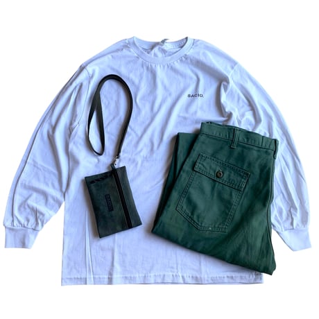 【一点物】BACIO./Travel Pouch mini_ARMY GREEN 02
