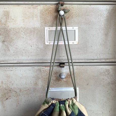 BACIO./DRAWSTRING BAG_GREEN CAMO