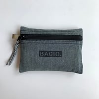【一点物】BACIO./TRAVEL POUCH mini×2_GRAY DENIM
