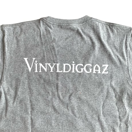 BACIO./VINYL DIGGAZ TEE_ GRAY
