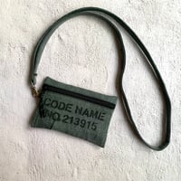 Bacio./Travel Pouch mini_Gray Denim