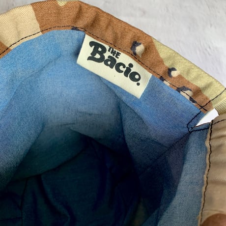 【一点物】BACIO./DRAWSTRING BAG_SAND CAMO