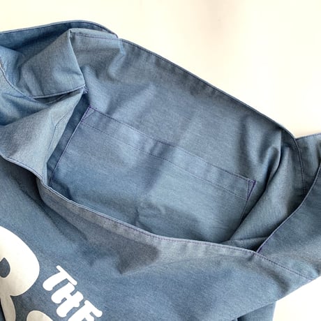 【ラスト1】Bacio./DAILY SHOPPING BAG_BLUE CHAMBRAY
