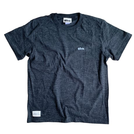 Bacio./SMALL LOGO UNIFORM Tee_HEATHER BLK
