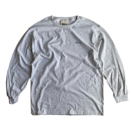 BACIO./Crew Uniform L/S Tee_ASH