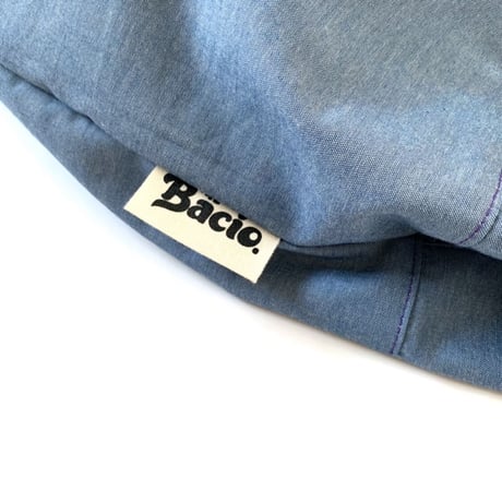 【ラスト1】Bacio./DAILY SHOPPING BAG_BLUE CHAMBRAY