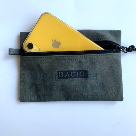 【一点物】BACIO./Travel Pouch mini_ARMY GREEN 02
