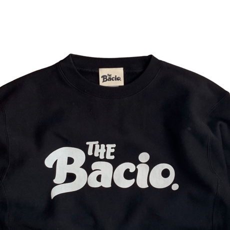 Bacio./Logo Crew Neck Sweat_Black