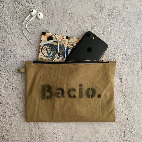 【一点物】 Bacio./Tool Pouch_Light Brown