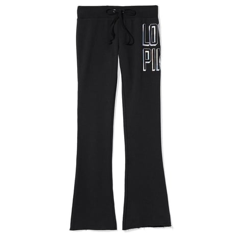 【 ヴィクトリアシークレット 】フレア パンツ FLARE PANT ブラック【 日本未発売 】【 Victoria's Secret 】【PINK