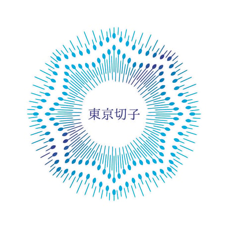 東京切子ゴルフマーカー　ひまわり　ブラック