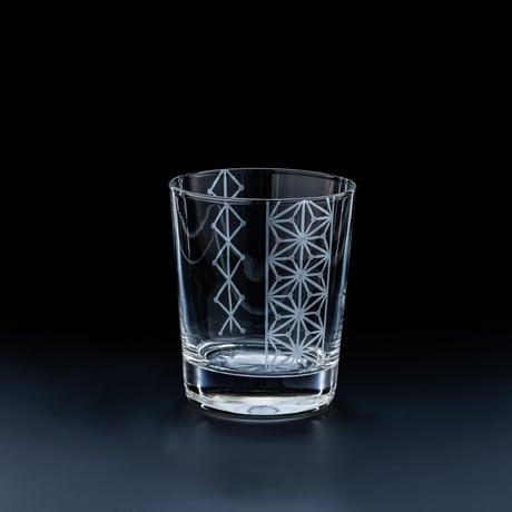 東京切子(花切子）ロックグラス　 振袖